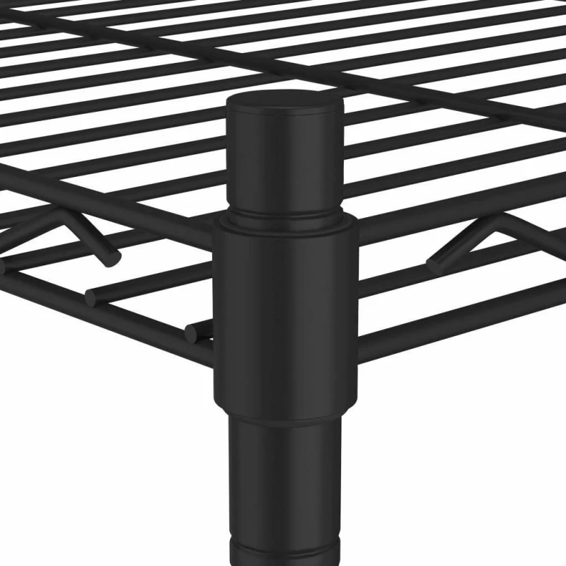 Ραφιέρα 4 Επιπέδων Μαύρη 90 x 35 x 137 εκ. 200 κ.