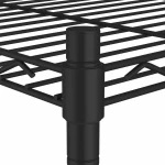 Ραφιέρα 4 Επιπέδων Μαύρη 90 x 35 x 137 εκ. 200 κ.