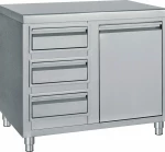 Ερμάριο Με Συρτάρια Και Αμπάρι 100x70x85cm BAMBASfrost ESA100