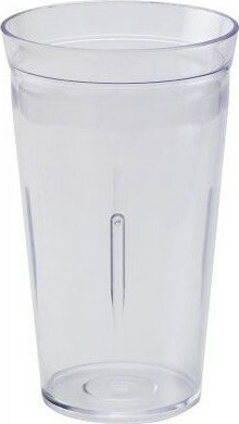 Πλαστικό Ποτήρι Φραπιέρας Κουμπωτό 900ml, Artemis