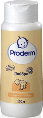 Proderm Πούδρα Προστατεύει και καταπραύνει, 100 gr, 1τμχ.
