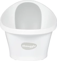 Shnuggle Μπανάκι με Τάπα σε Μικρό Συμπαγές Μέγεθος Λευκό SBP-WGY-EUR