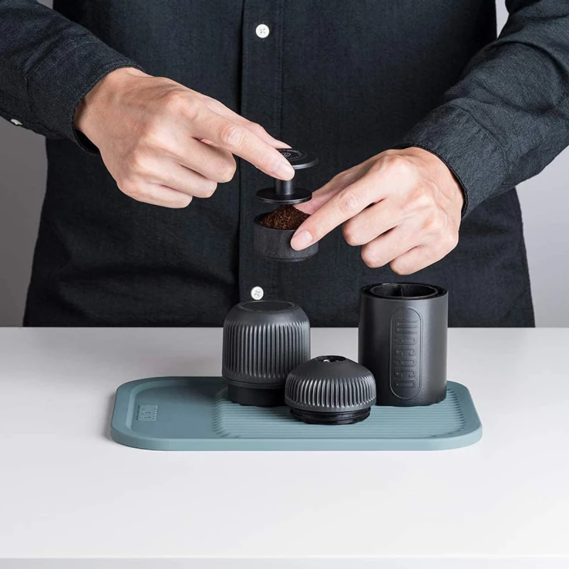 Wacaco Coffee Mat, Multi-purpose Drying & Tamping Mat, Grey