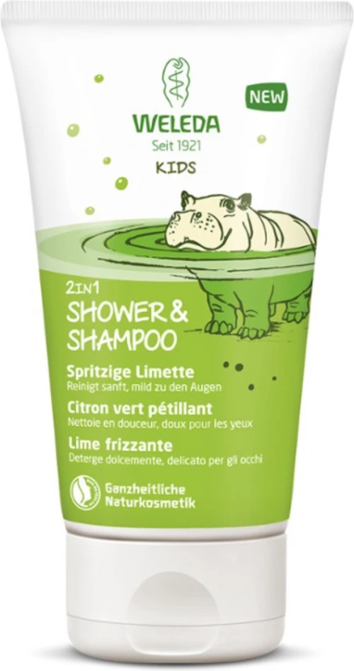 Weleda 2 σε 1 Σαμπουάν & Αφρόλουτρο Lime 150ml