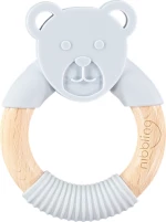 Nibbling Ted Bear Grey 3+ μηνών