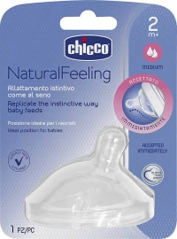 Chicco Natural Feeling Μέτριας Ροής 2m+