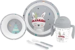 Interbaby Παιδικό Σερβίτσιο Φαγητού Indio Gray