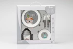 Interbaby Παιδικό Σερβίτσιο Φαγητού Indio Gray