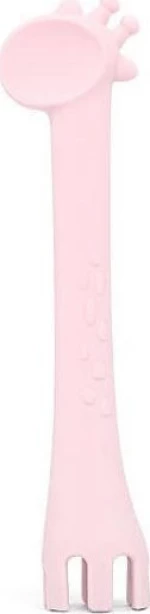 Kikka Boo Κουτάλι Σιλικόνης Giraffe Pink