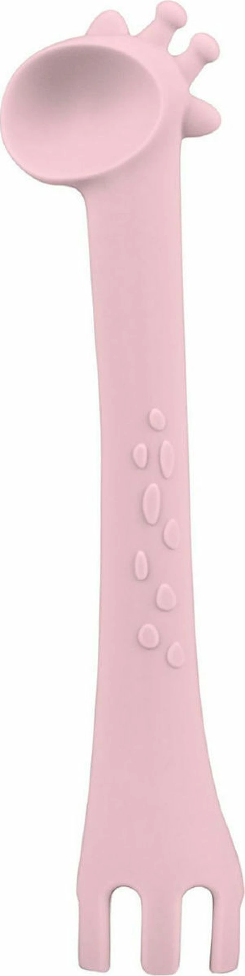 Kikka Boo Κουτάλι Σιλικόνης Giraffe Pink