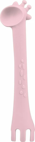 Kikka Boo Κουτάλι Σιλικόνης Giraffe Pink