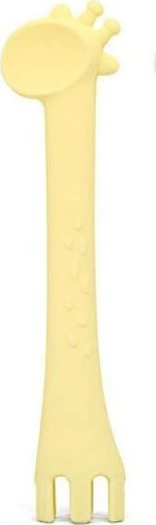 Kikka Boo Κουτάλι Σιλικόνης Giraffe Yellow