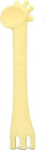 Kikka Boo Κουτάλι Σιλικόνης Giraffe Yellow
