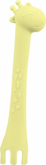 Kikka Boo Κουτάλι Σιλικόνης Giraffe Yellow