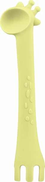 Kikka Boo Κουτάλι Σιλικόνης Giraffe Yellow