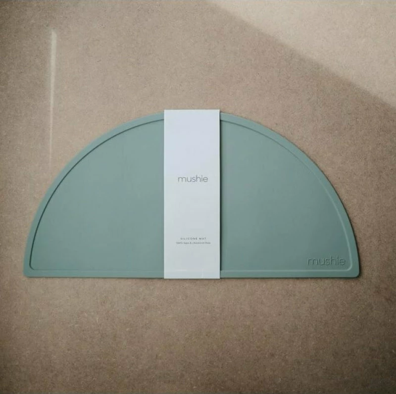 Mushie Σουπλά Σιλικόνης Cambridge Blue
