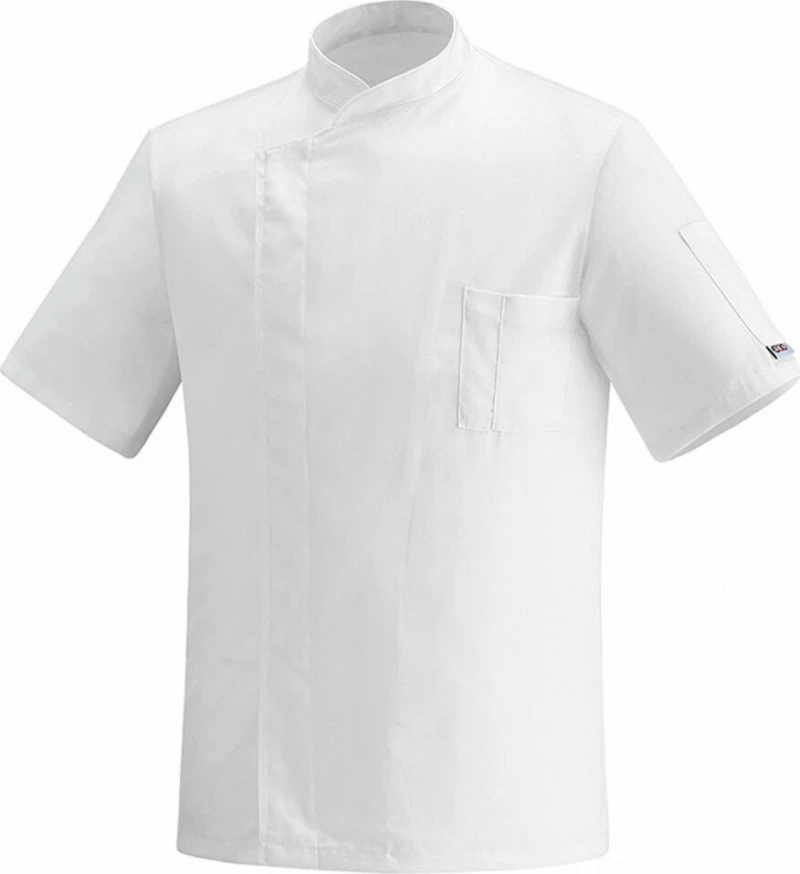 Egochef Σακάκι Σεφ με Κοντό Μανίκι Ottavio White