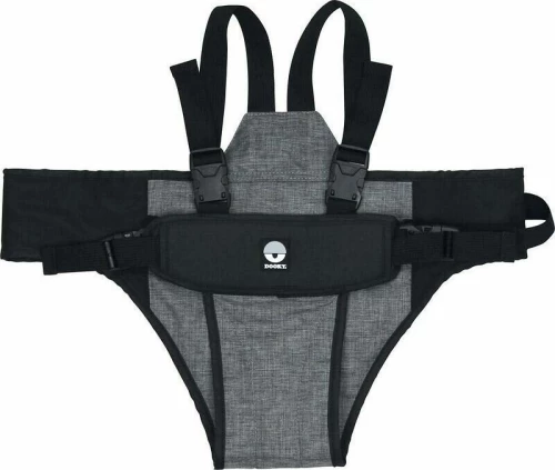 Dooky Travel Chair Black Grey Melange