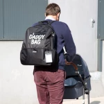 Childhome Backpack Daddy Bag Black