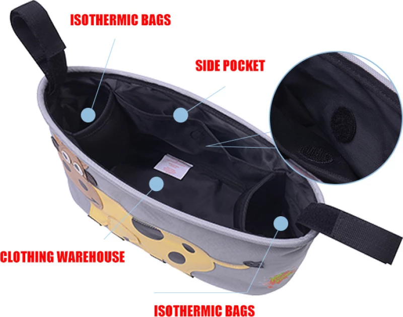 3 Sprouts Rhino Stroller Organizer