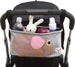 3 Sprouts Elephant Stroller Organizer