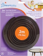 Dreambaby Foam Edge Bumper Brown 2m