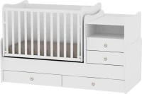 Lorelli Combo White Πολυμορφικό Κρεβάτι Κούνια 10150560024
