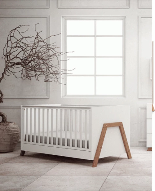 Casababy Oslo White & Walnut