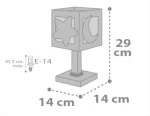 Ango Φωτιστικό Κομοδίνου Blue Moon