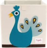 3 Sprouts Storage Box Peacock