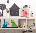 3 Sprouts Storage Box Peacock
