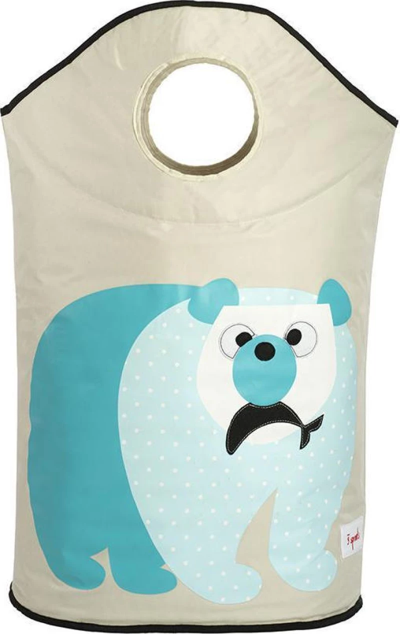 3 Sprouts Laundry Hamper Polar Bear