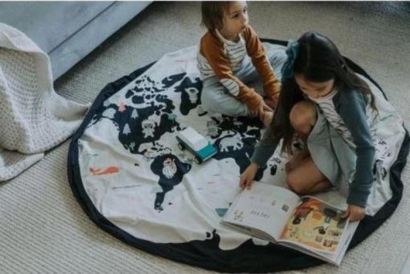 Play&go Worldmap/Stars Toy Storage Bag