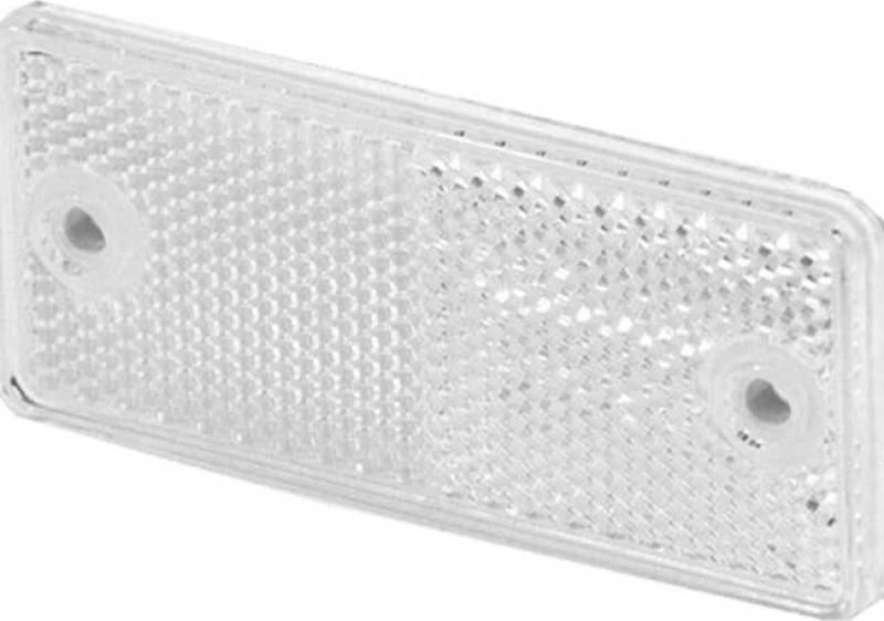 Auto Gs Αντανακλαστικά Παραλληλόγραμμα 90x40mm με Βίδα Λευκό 26109103