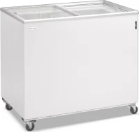 Καταψύκτης 296Lt Με Ίσια Συρόμενα Τζάμια Tefcold Ic300Sc-P