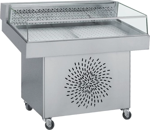 Βιτρίνα ψυχόμενη προβολής Ψαριών Self service 150x85x97 BAMBASfrost FOS 150
