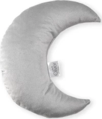 Baby Oliver Μαξιλαράκι Βελουτέ Μισοφέγγαρο Grey