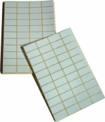 Stef Labels Αυτοκόλλητες Ετικέτες σε Λευκό Χρώμα 24xmm