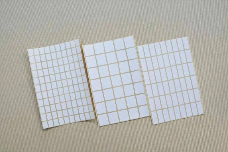 Stef Labels Αυτοκόλλητες Ετικέτες σε Λευκό Χρώμα 8x1mm