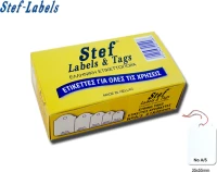 Stef Labels Κρεμαστές Ετικέτες Α/5 55x35mm