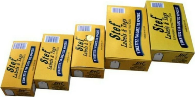 Stef Labels Κρεμαστές Ετικέτες Α/5 55x35mm