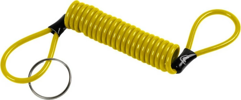 Lampa Σπιράλ για Αντικλεπτικό Δισκοφρένου 4mm 150cm Κίτρινο