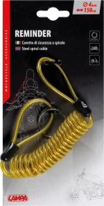 Lampa Σπιράλ για Αντικλεπτικό Δισκοφρένου 4mm 150cm Κίτρινο