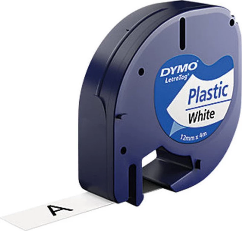 Dymo 91221 Ταινία Ετικετογράφου (4m x 12mm) S0721660 Λευκό