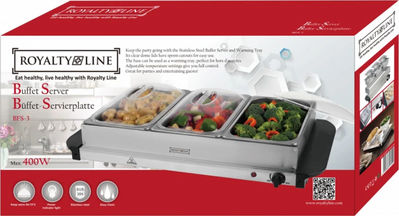 Royalty Line RL-BFS3.0 Μπουφές Θερμαινόμενος Ηλεκτρικός Buffet Server