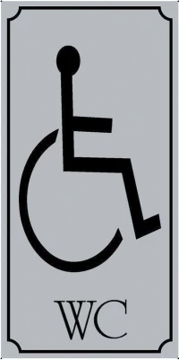 Ergo Πινακίδα WC ΑμεΑ 572409.0013