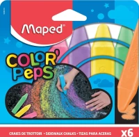 Maped Χρωματιστές Κιμωλίες Πεζοδρομίου 6τμχ