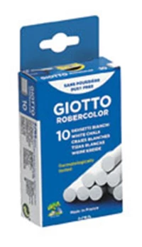 Giotto Πλαστικές Λευκές Κιμωλίες 10τμχ