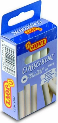 Jovi Κιμωλίες Λευκές 10τμχ
