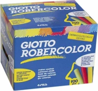 Giotto Κιμωλίες Πλαστικές Χρωματιστές 100τμχ